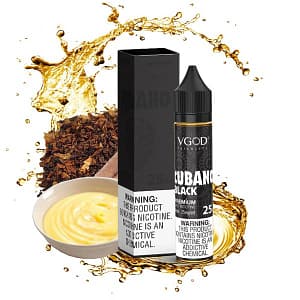 VGOD Cubano Black Nic Salt 30ml 25mg 50mg tobacco vanilla vape juice India
