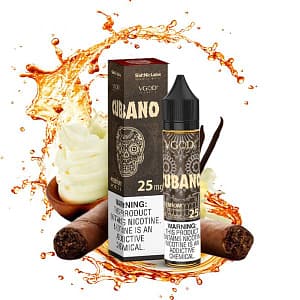 VGOD Cubano Brown Nic Salt 30ml 25mg 50mg tobacco vanilla vape juice